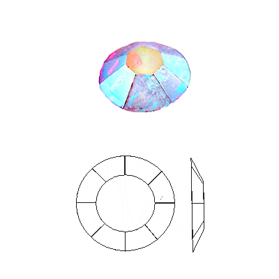 Original Swarovski Steine, Aurore Boreale SS3